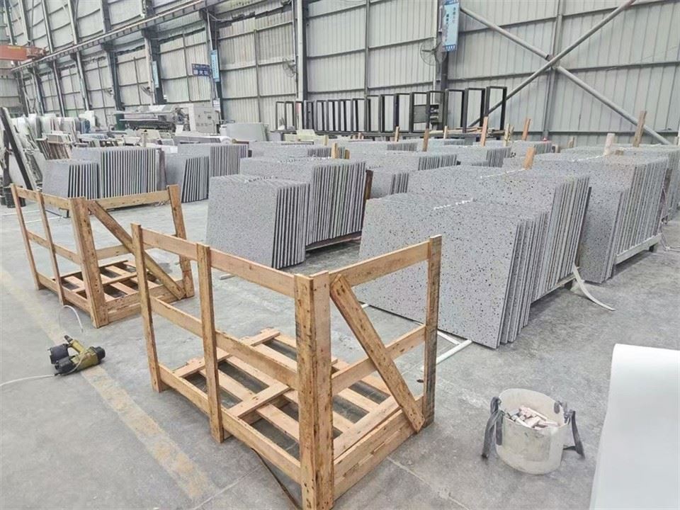 Dark Grey Terrazzo Tile high quality