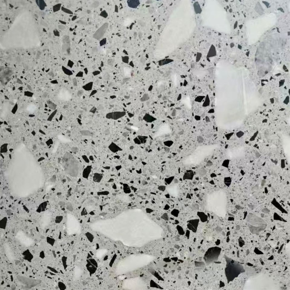 Teilsen Terrazzo Llwyd Tywyll