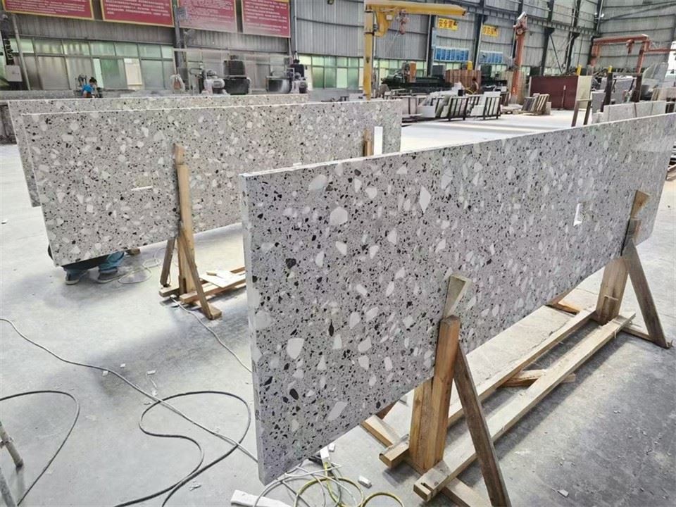Dark Grey Terrazzo Tile factory