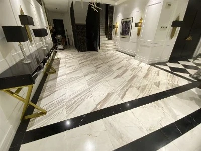 Volakas White Bookmatched white marble slabs Application Scenarios 23 Volakas White Bookmatched white marble slabs Application Scenarios 23