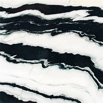 Slab Marmor Gwyn Panda Gwythiennau Unigryw