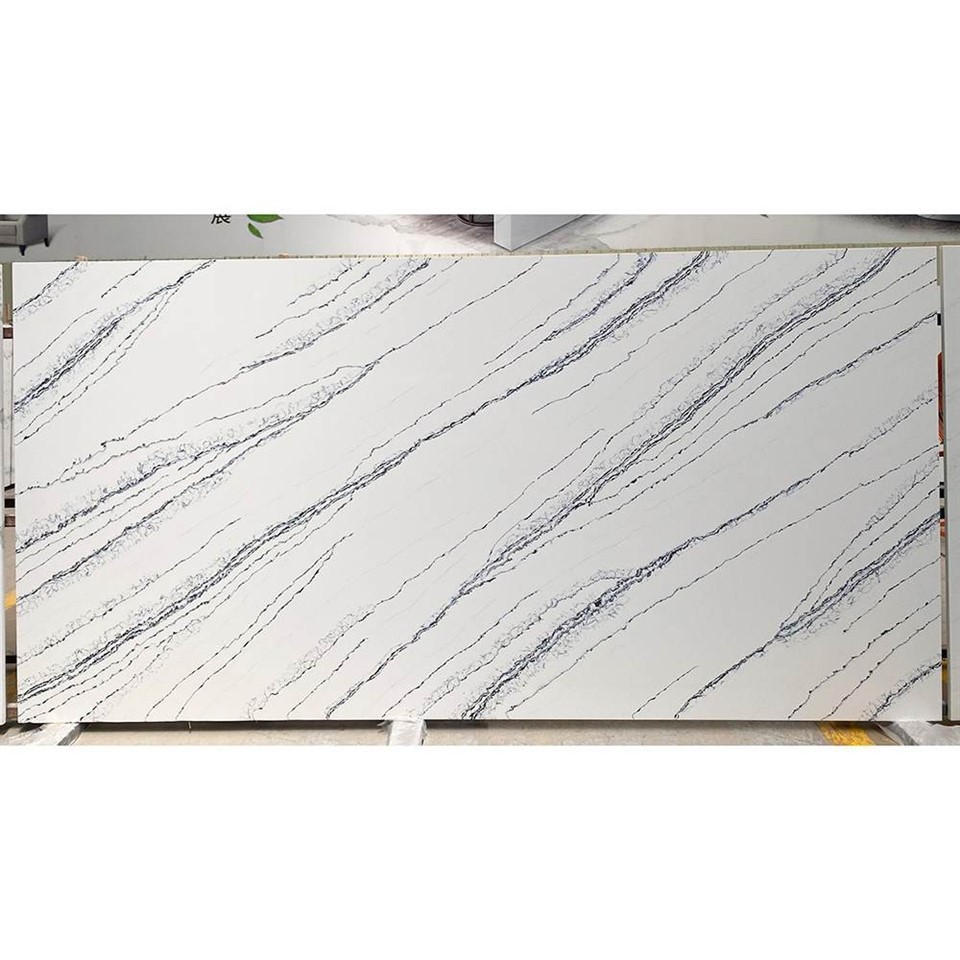 White Calcutta Quartz Tea Table Set White Quartz Table Top best